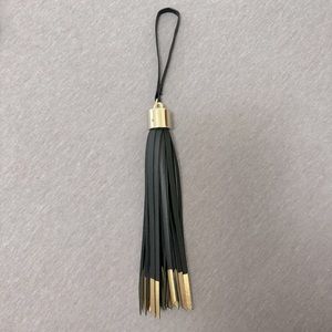 Victoria’s Secret Black and Gold Tassel Keychain/Bagcharm